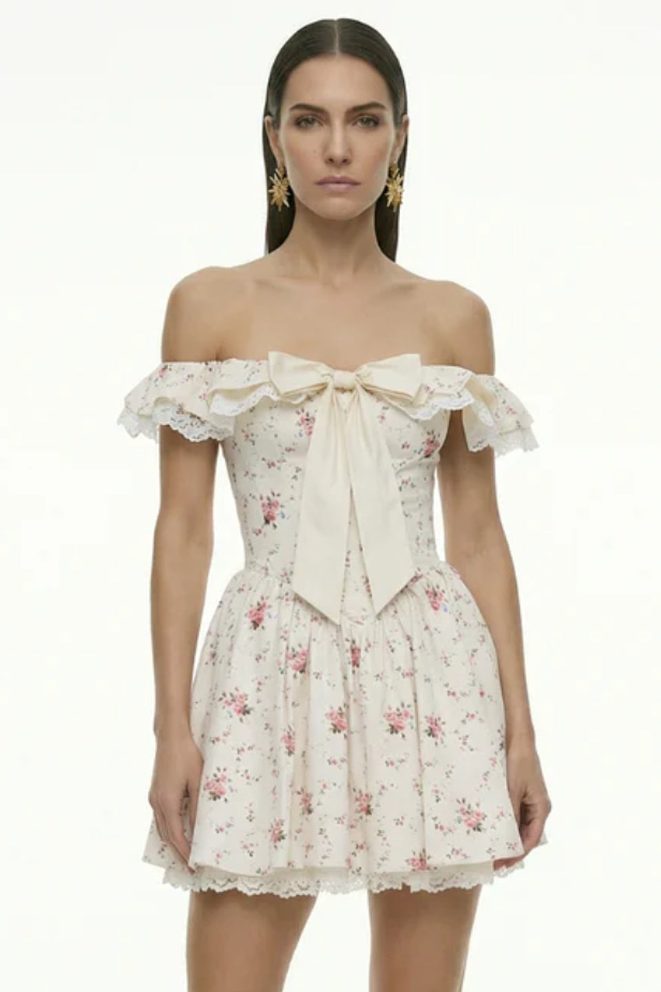 Rosalie Bow Mini Dress