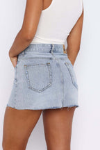 Downtown Denim Mini Skirt
