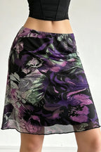 Midnight Orchid Skirt