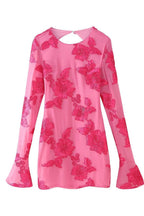 Rosé Bloom Mini Dress