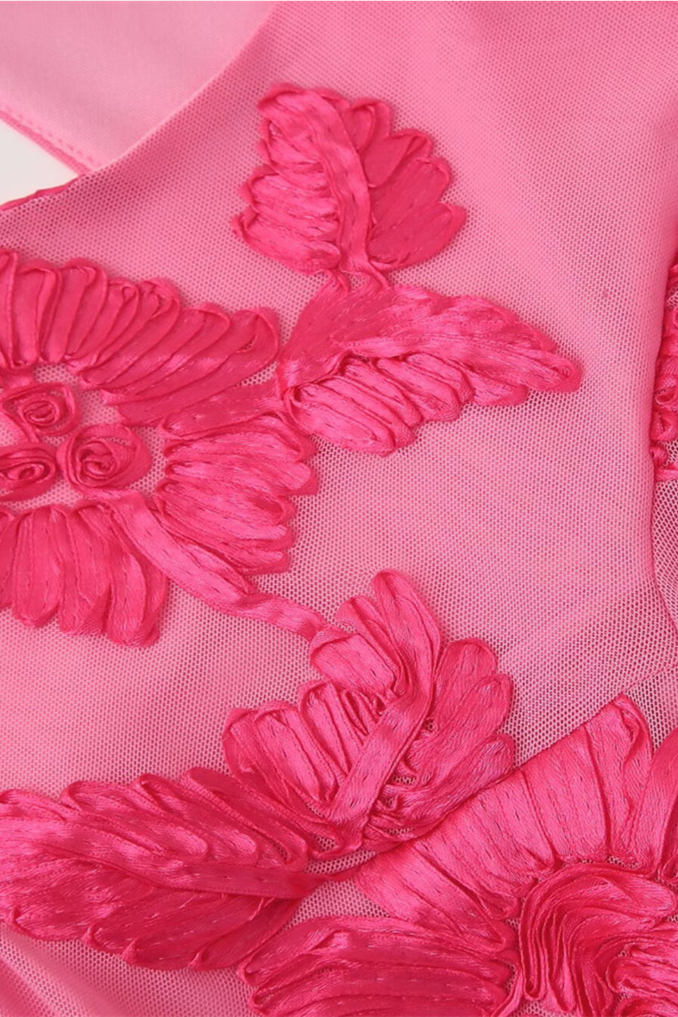 Rosé Bloom Mini Dress