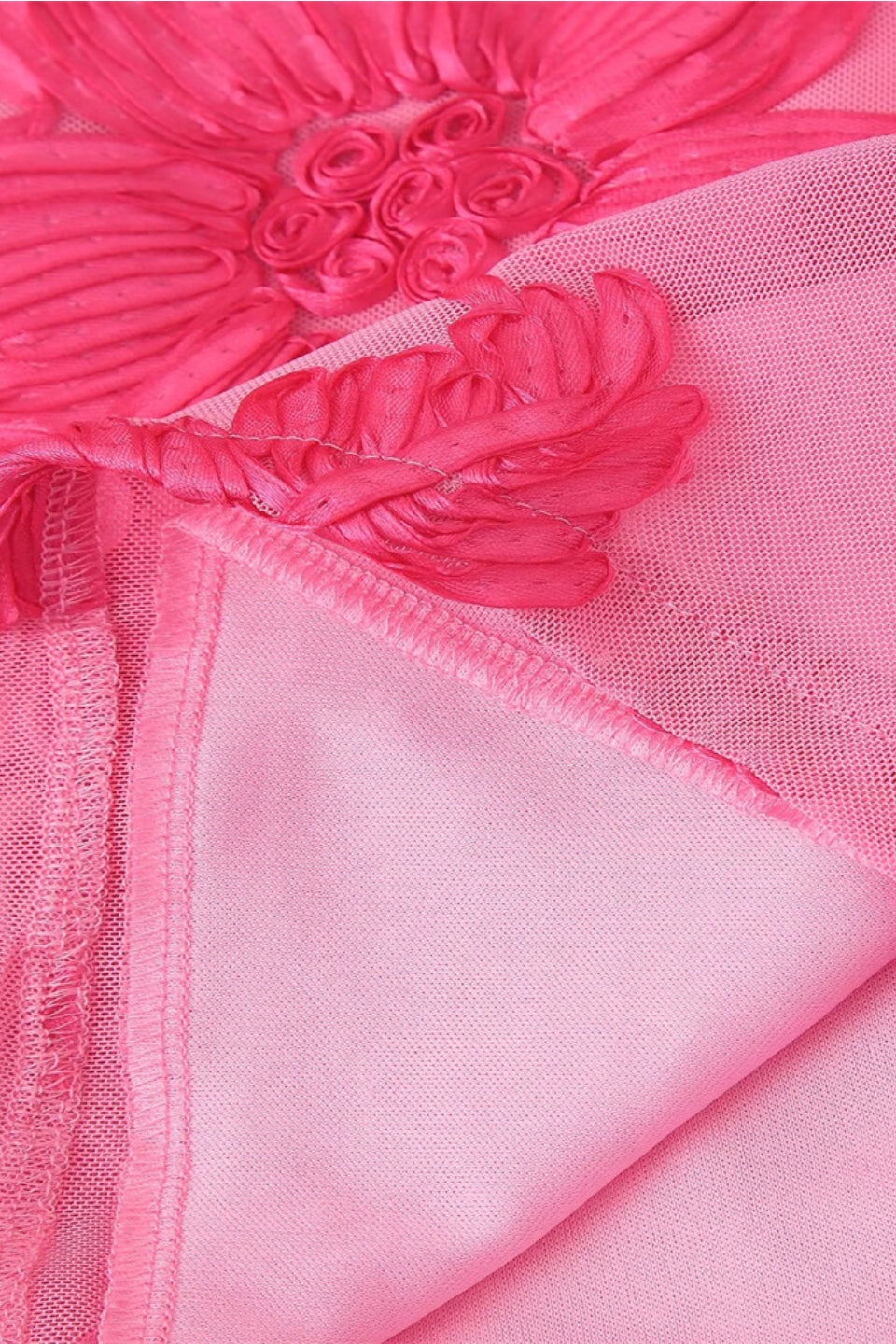 Rosé Bloom Mini Dress