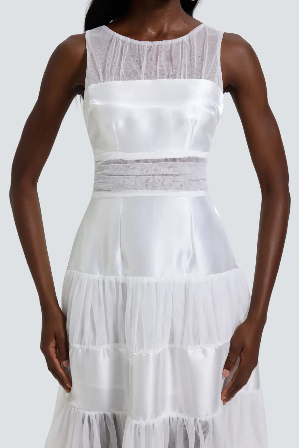 Ivory Cascade Gown