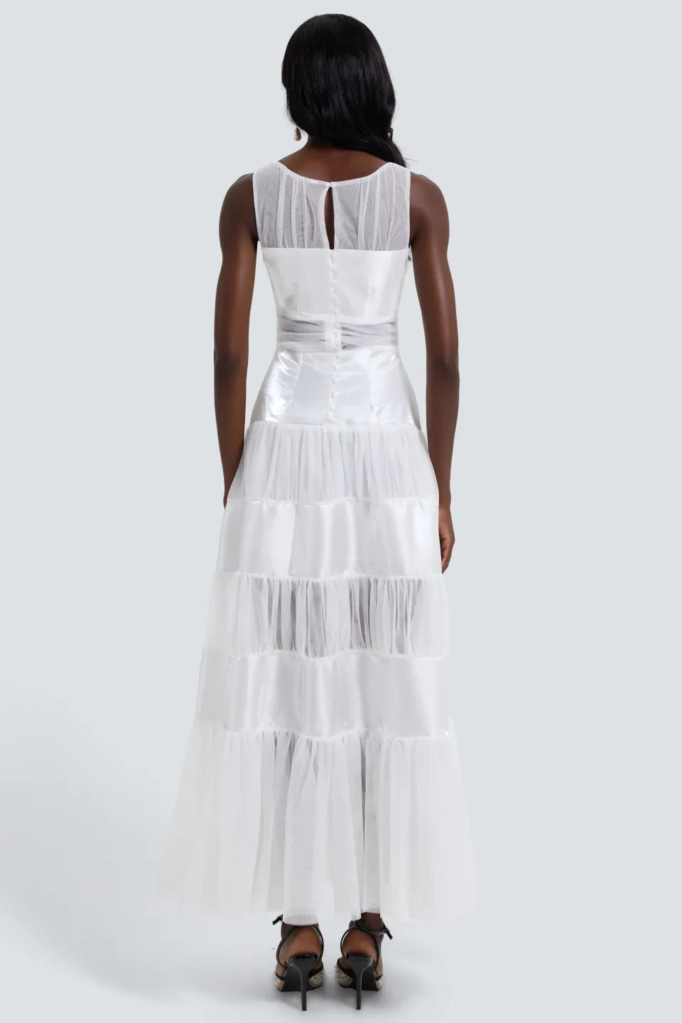 Ivory Cascade Gown