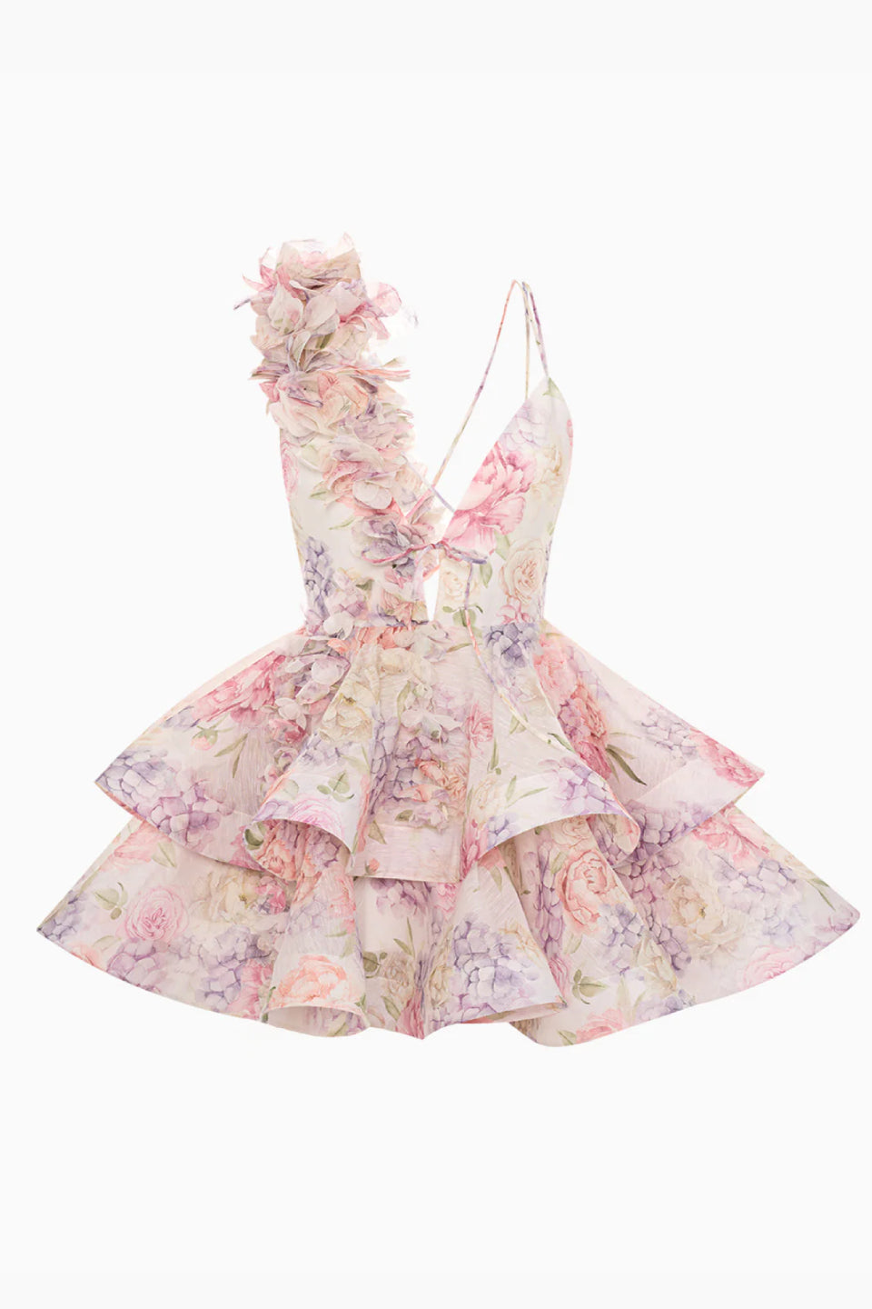 Petal Whisper Mini Dress