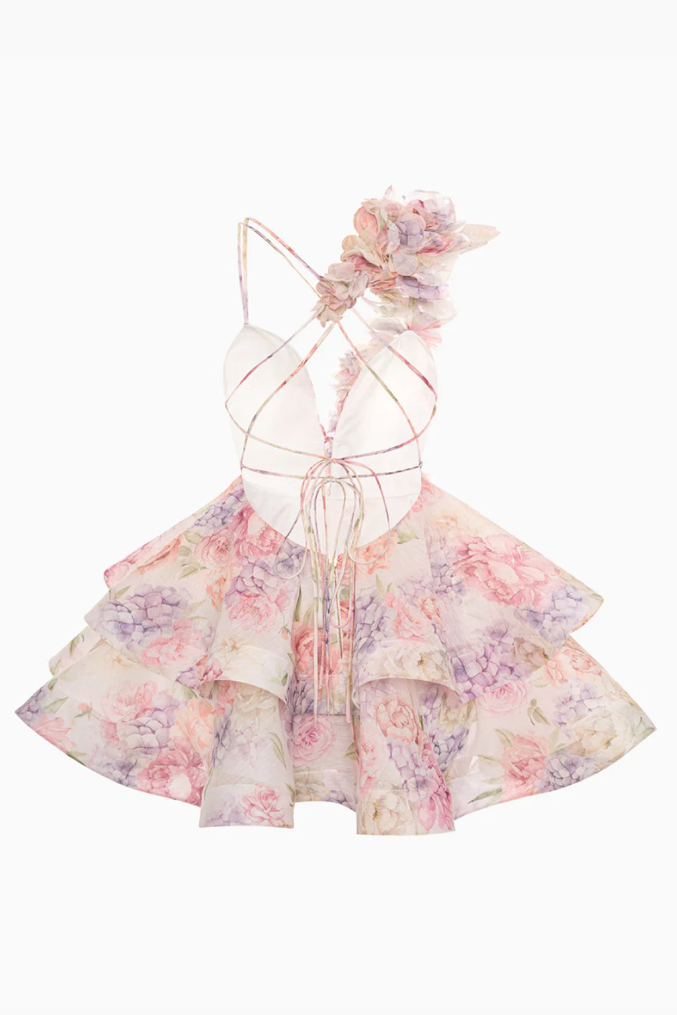 Petal Whisper Mini Dress