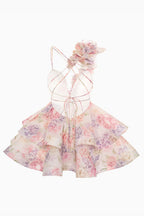 Petal Whisper Mini Dress