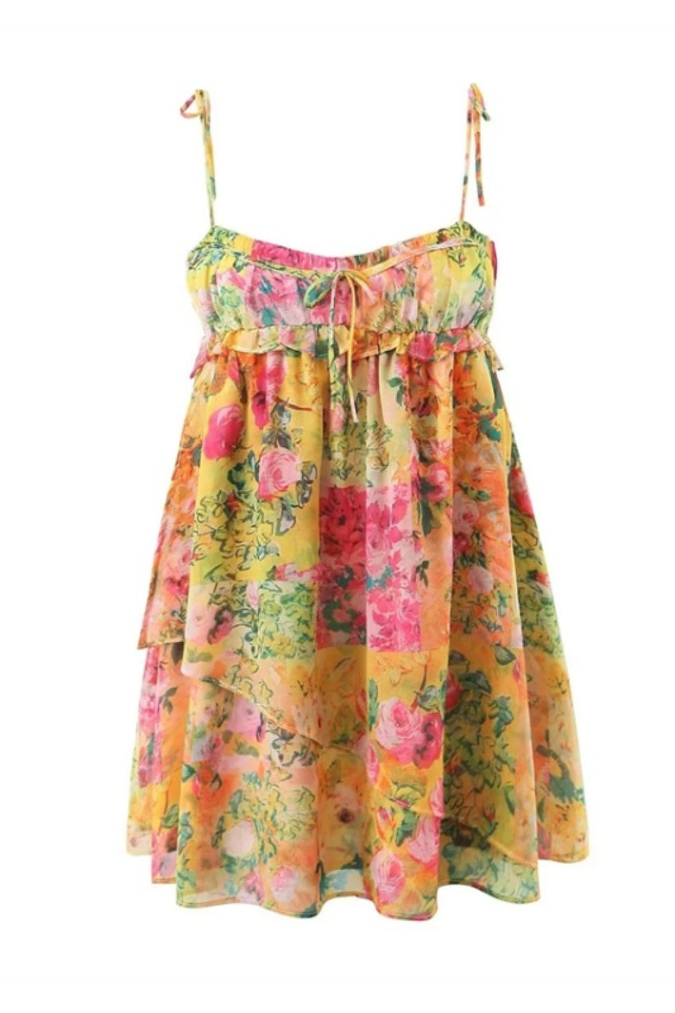 Butter Blossom Mini Dress