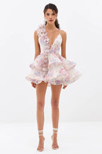 Petal Whisper Mini Dress