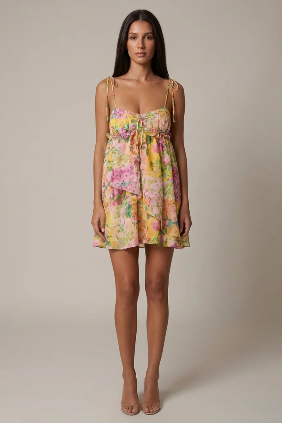 Butter Blossom Mini Dress