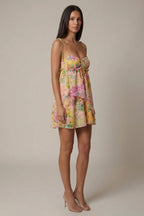 Butter Blossom Mini Dress