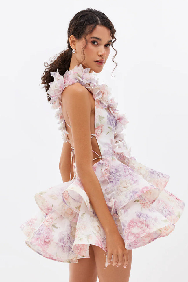 Petal Whisper Mini Dress Main Image
