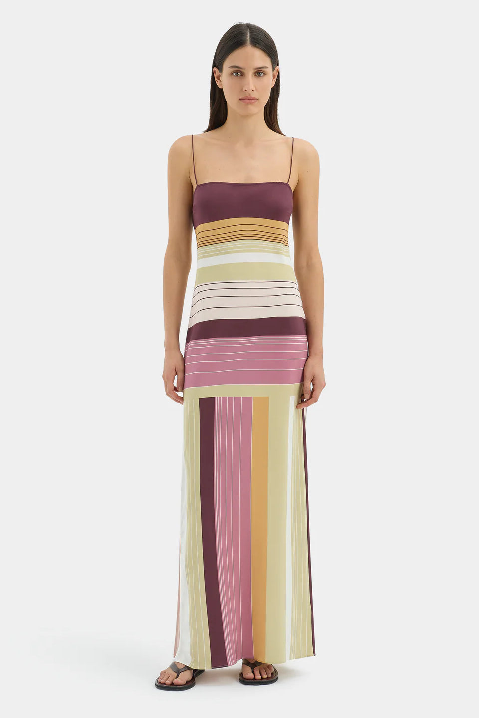 Retro Riviera Maxi Dress