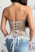 Champagne Lace Muse Corset