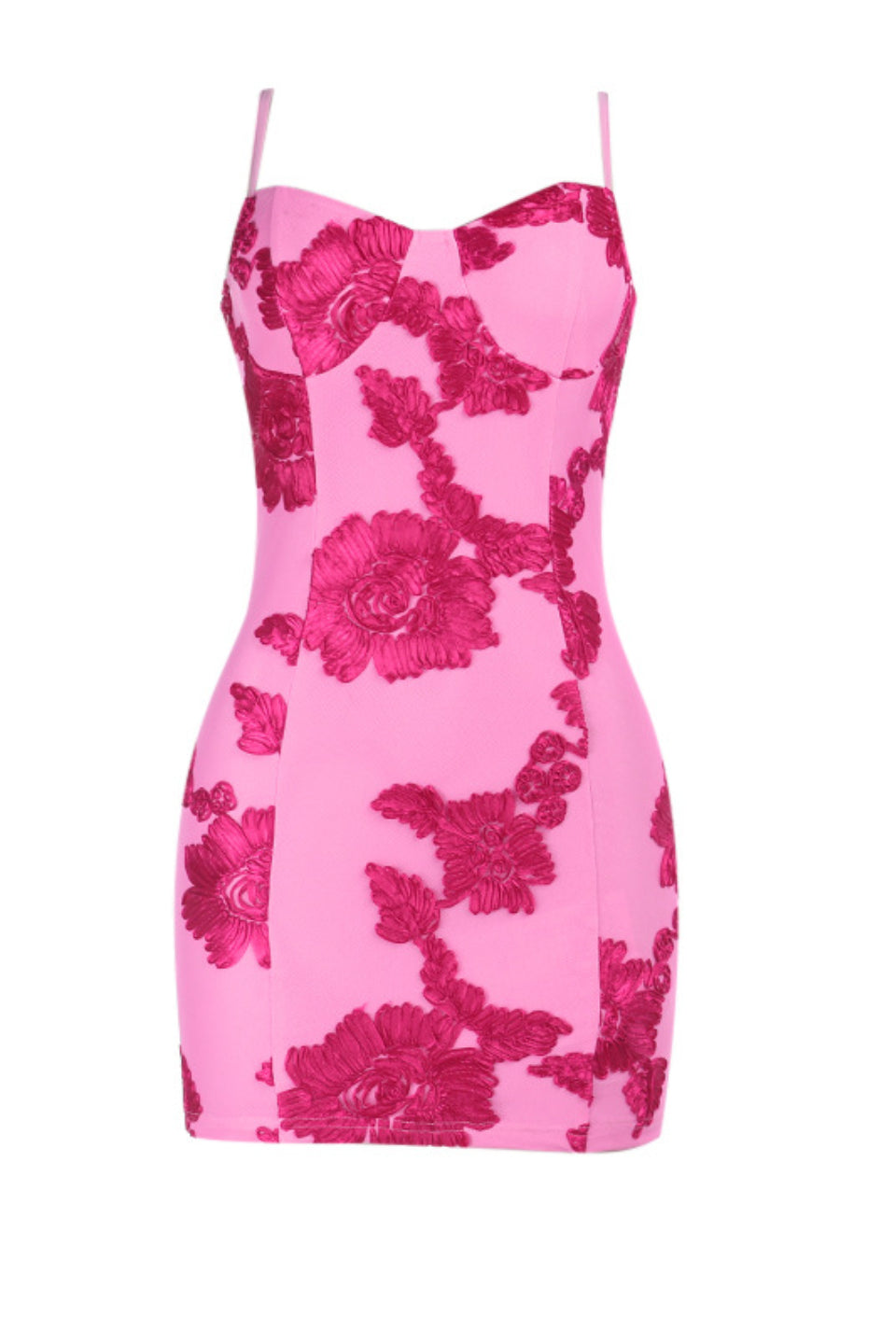 Rosé Petal Mini Dress