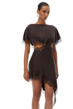 Mocha After Dark Mini Dress