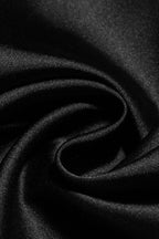 Midnight Satin Halter Top