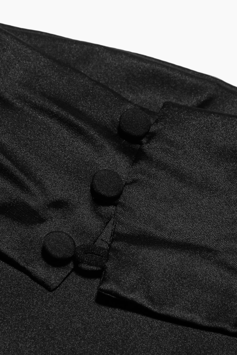 Midnight Satin Halter Top
