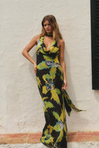 Midnight Bloom Maxi Dress