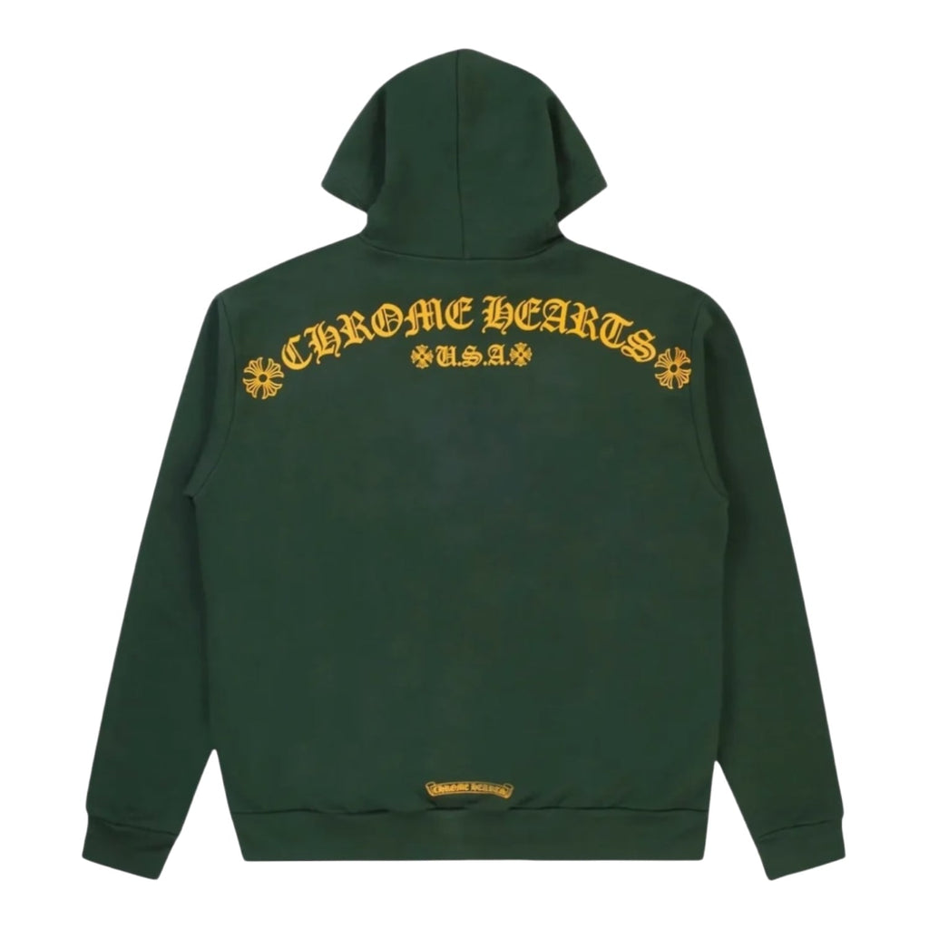 Chrome Hearts Green Hoodie Green/Orange