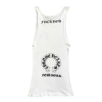 Chrome Hearts Vintage New York Exclusive Fuck You Tank Top White