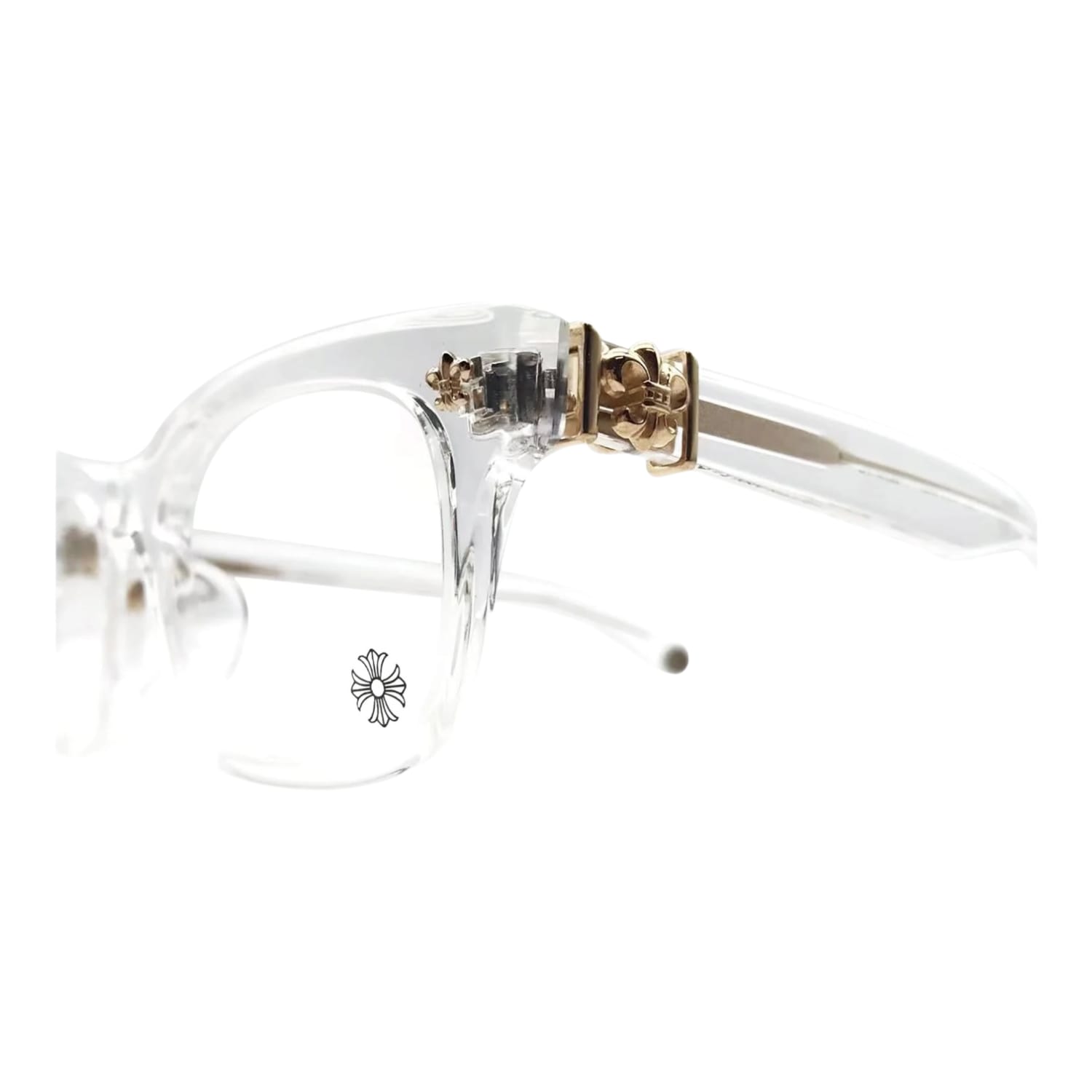 Chrome Hearts Gittin Any ? Crystal/18k Gold Plated Glasses