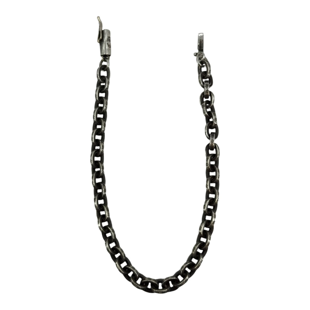 Chrome Hearts Silver Paper Chain Bracelet - 7 Inches