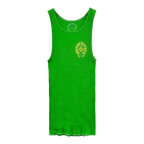 Chrome Hearts Horseshoe Rib Tank Top Green Yellow