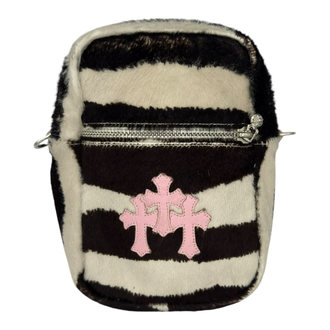 Chrome Hearts Zebra Taka Phone Pouch Pink Patch Bag Hover Image