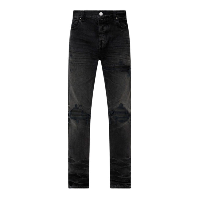 Amiri Leather Straight MX1 Jean Vintage Black Hover Image