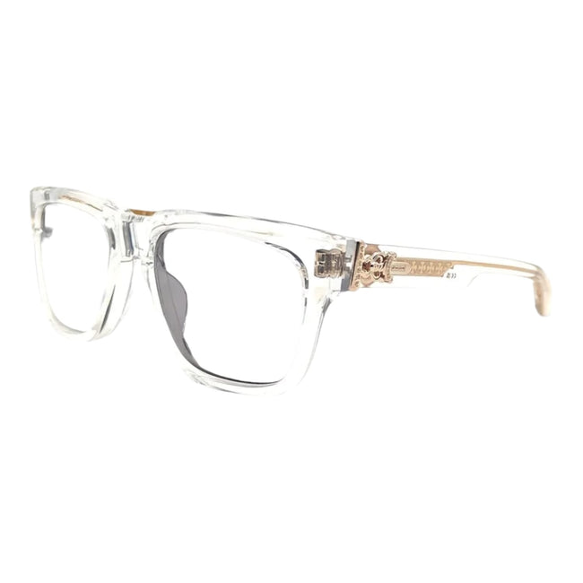 Chrome Hearts Box Officer Crystal/18k Gold Plated Glasses Main Image