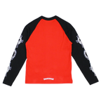 Chrome Hearts Neck Logo Baseball Shirt Red/Black