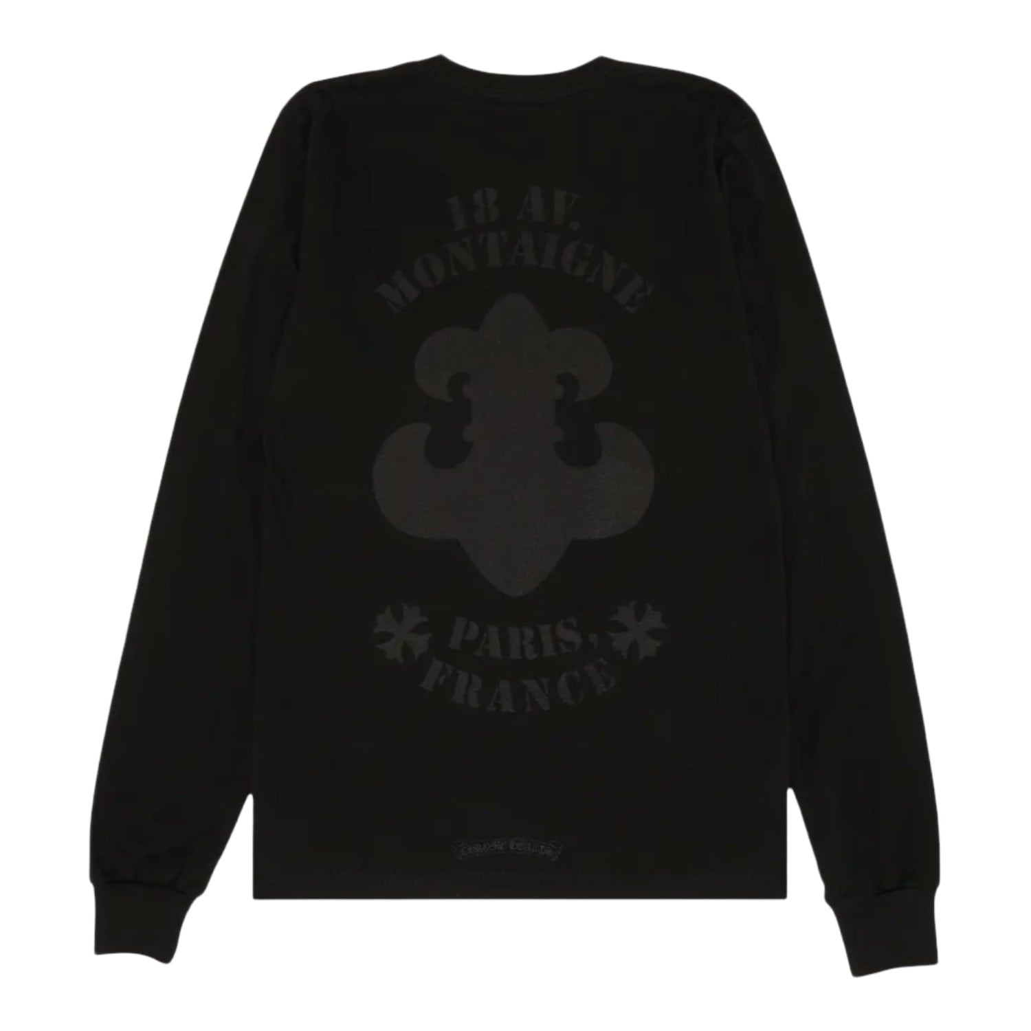 Chrome Hearts Paris Exclusive Fleur Long-Sleeve T-Shirt Black