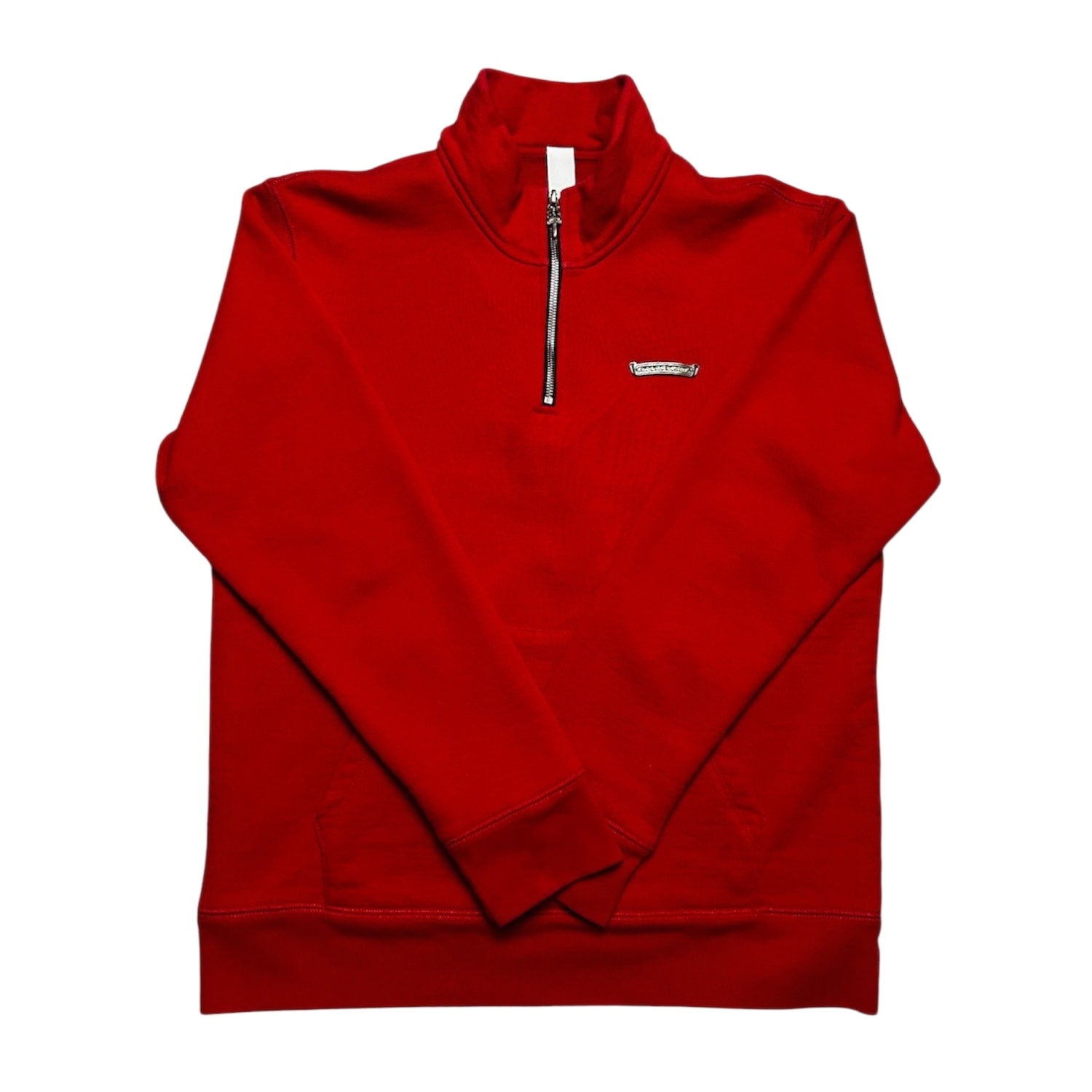 Chrome Hearts King Taco Embroidered Quarter Zip Red