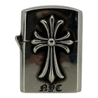 Chrome Hearts Silver NYC Cross Zippo
