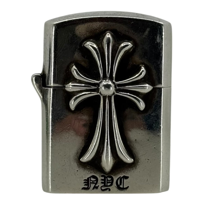 Chrome Hearts Silver NYC Cross Zippo Hover Image