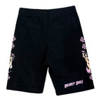 Chrome Hearts Deadly Doll Pink Horseshoe Biker Shorts