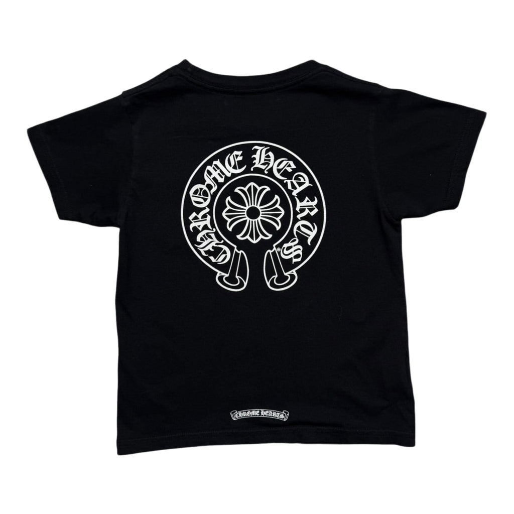 Chrome Hearts Baby Horse Shoe Logo Pocket T-Shirt Black