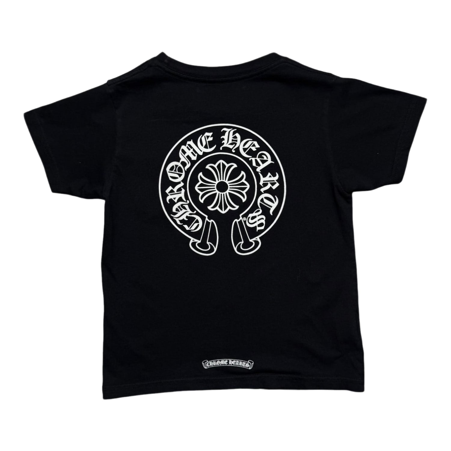 Chrome Hearts Baby Horse Shoe Logo Pocket T-Shirt Black