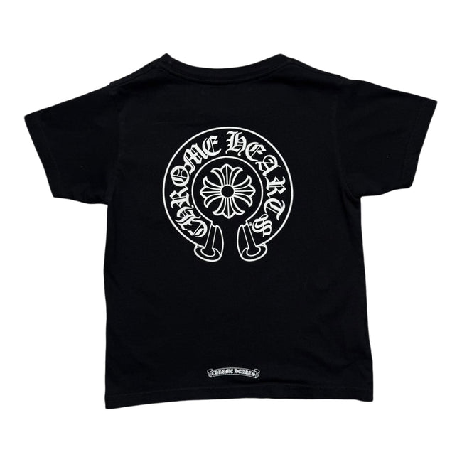 Chrome Hearts Baby Horse Shoe Logo Pocket T-Shirt Black Hover Image