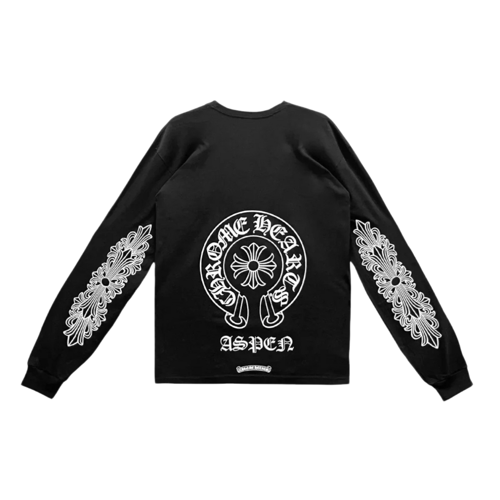 Chrome Hearts Aspen Floral Exclusive L/S T-shirt Black
