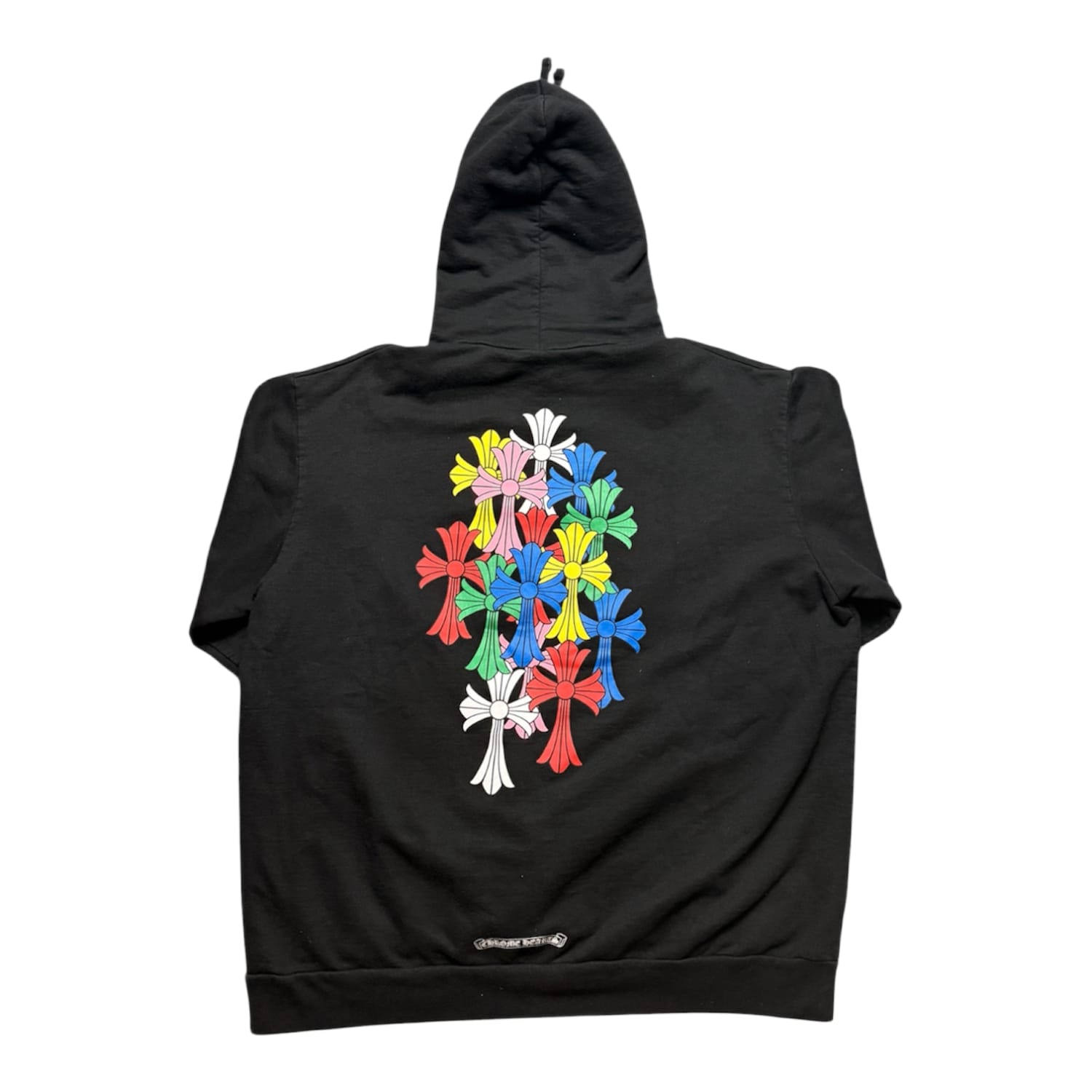 Chrome Hearts Multi Color Cross Cemetery Hoodie Black