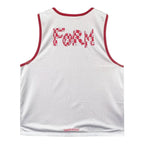 Chrome Hearts Matty Boy Sports Mesh Reversible Basketball Jersey Red
