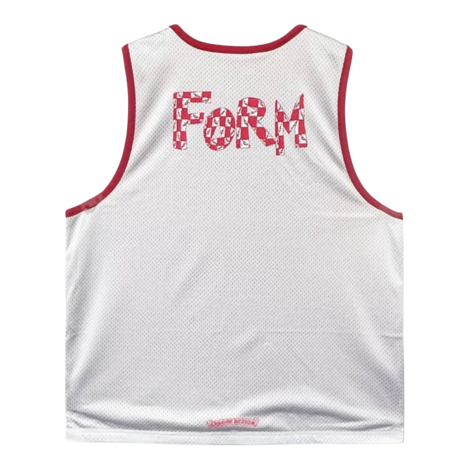 Chrome Hearts Matty Boy Sports Mesh Reversible Basketball Jersey Red