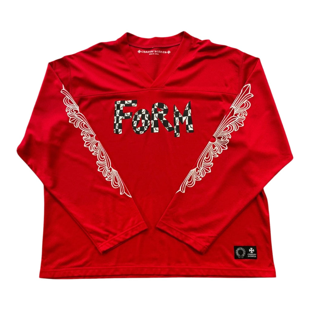 Chrome Hearts x Matty Boy FORM Long-Sleeve Jersey Red