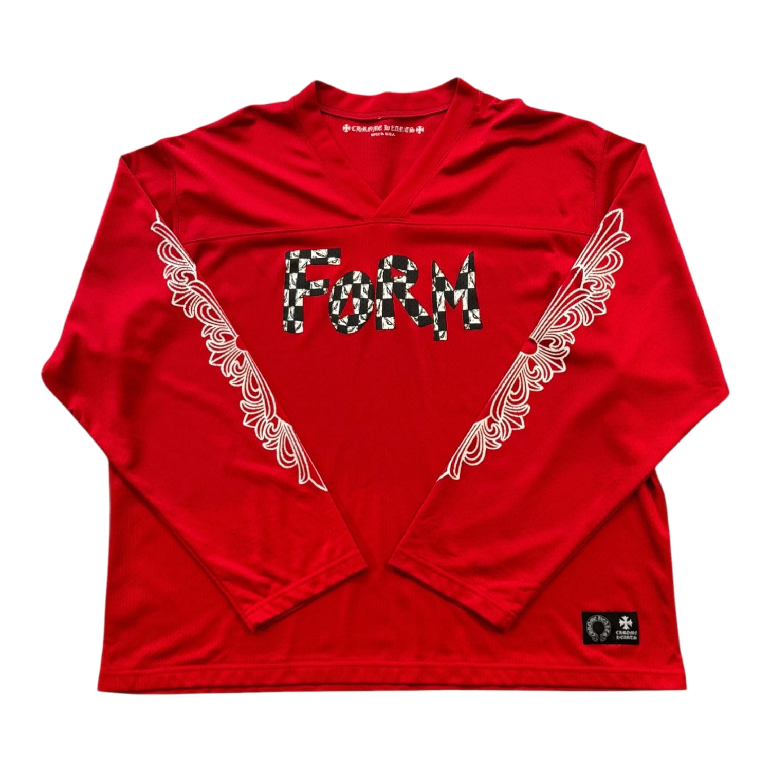 Chrome Hearts x Matty Boy FORM Long-Sleeve Jersey Red
