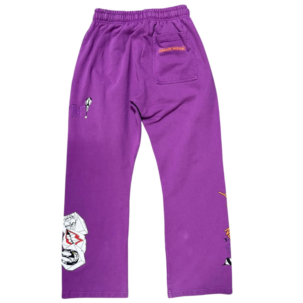 Chrome Hearts Matty Boy PURRELLE Graffiti Sweatpants