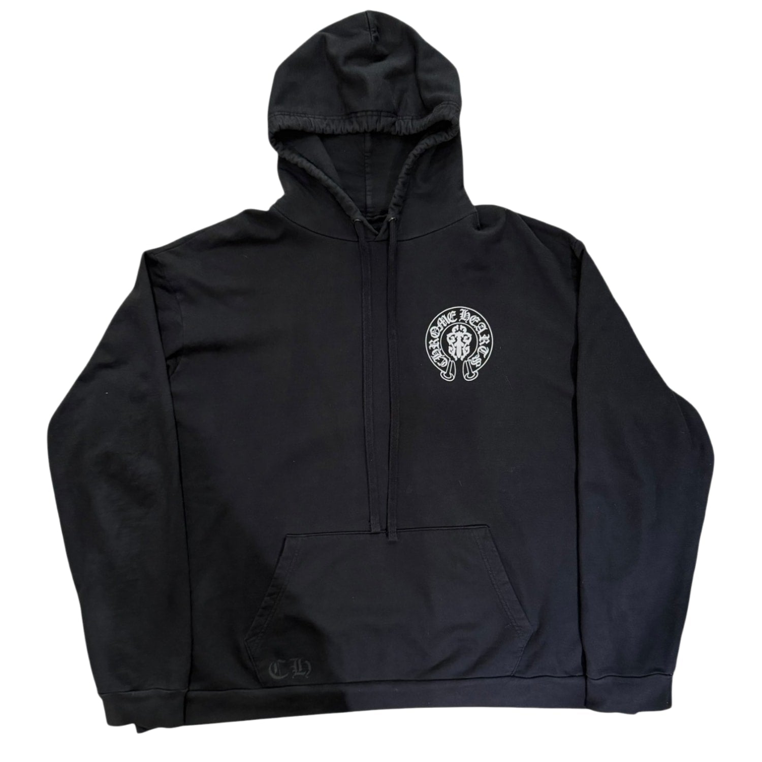 Chrome Hearts American Flag Horseshoe Hoodie Black/White/Multicolor