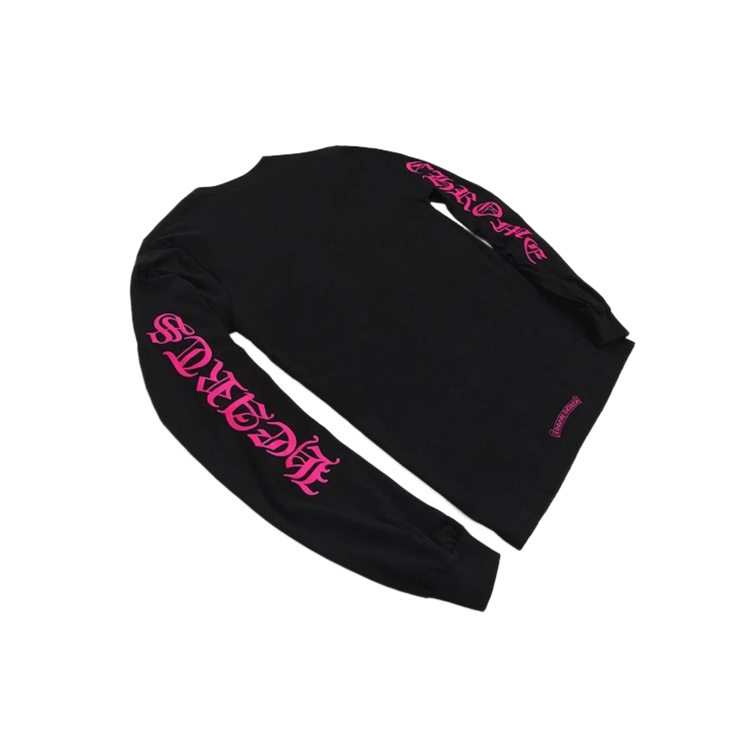 Chrome Hearts Long Sleeve Pocket Crew Hot Pink/Black