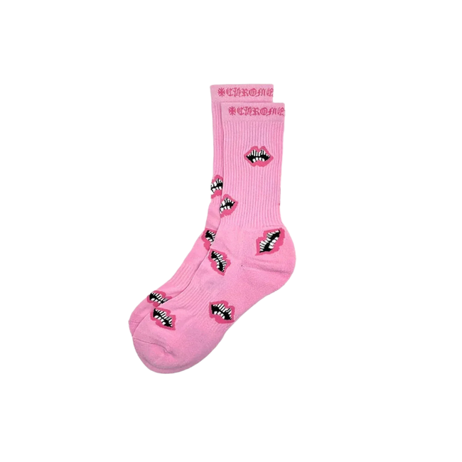 Chrome Hearts Matty Boy Chomper Socks Pink/Pink Hover Image